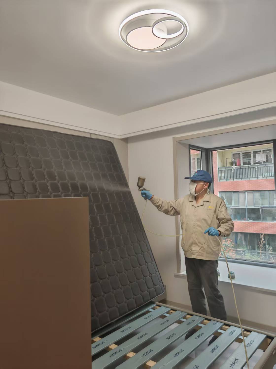 2025年3月6日十堰家裝甲醛檢測治理施工現場